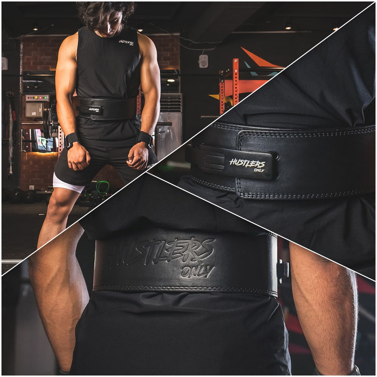 10mm Premium Weightlifting lever Belt-Black