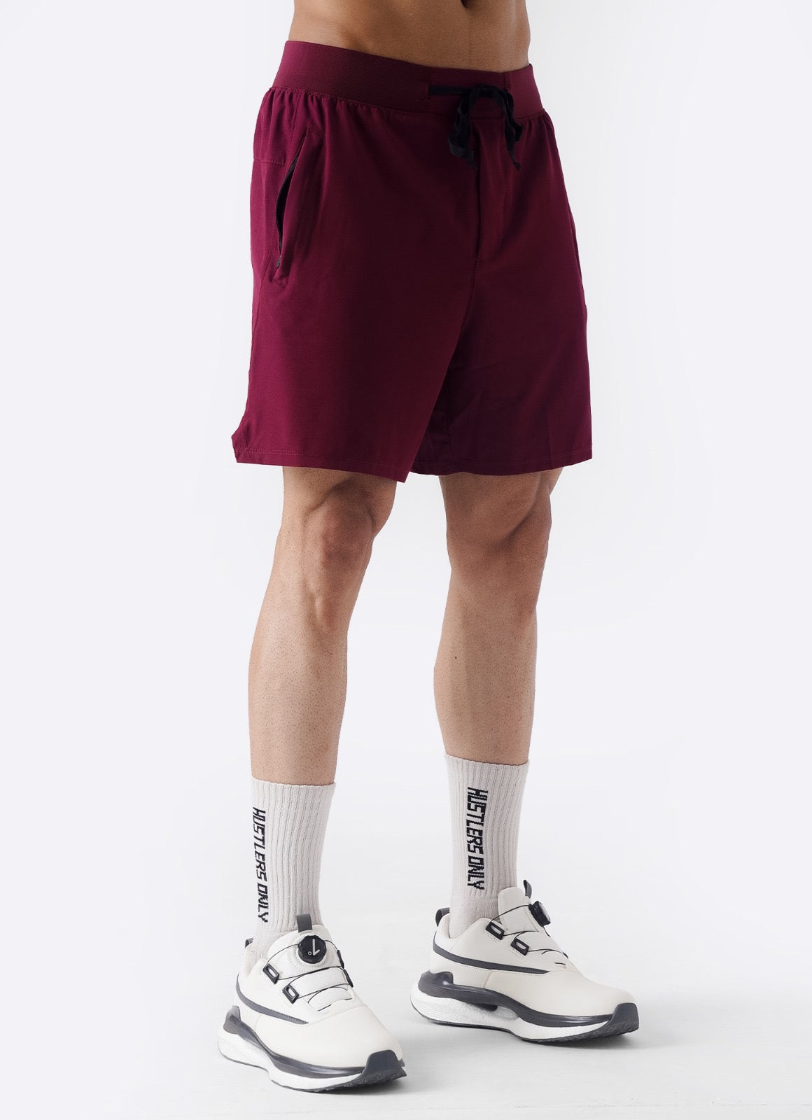 Utility Shorts - Maroon