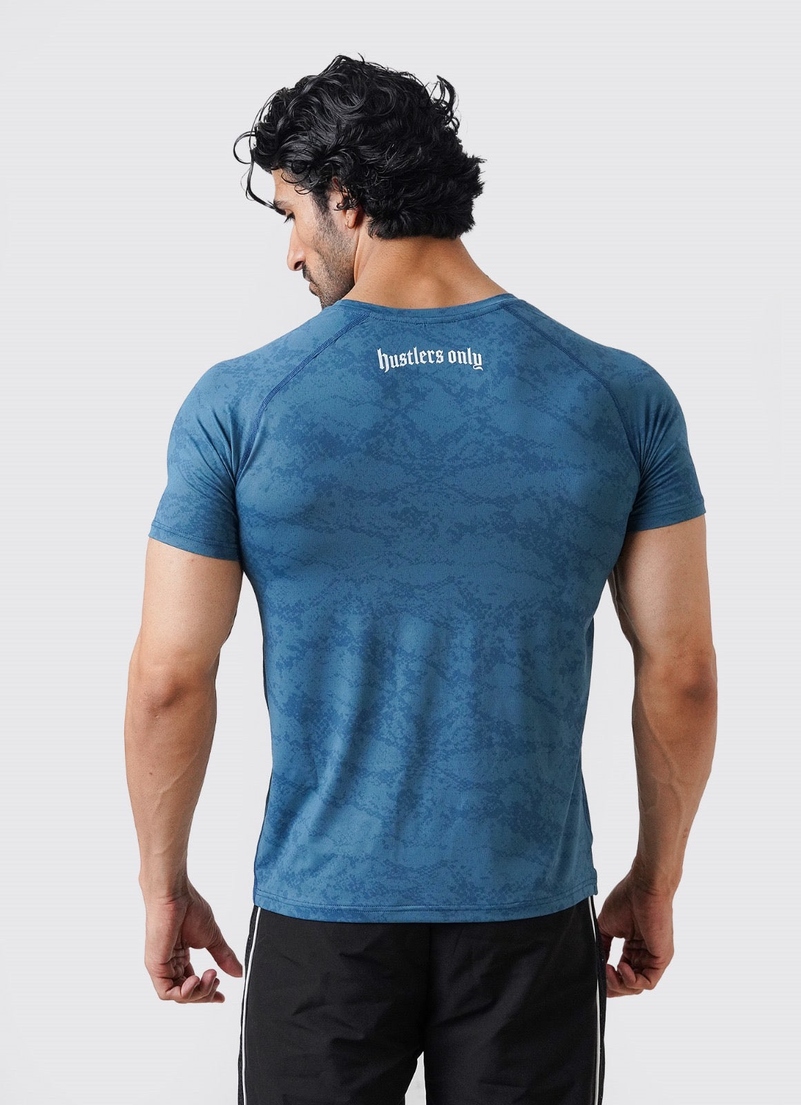 Statement Muscle Tshirt - Atlantic Blue