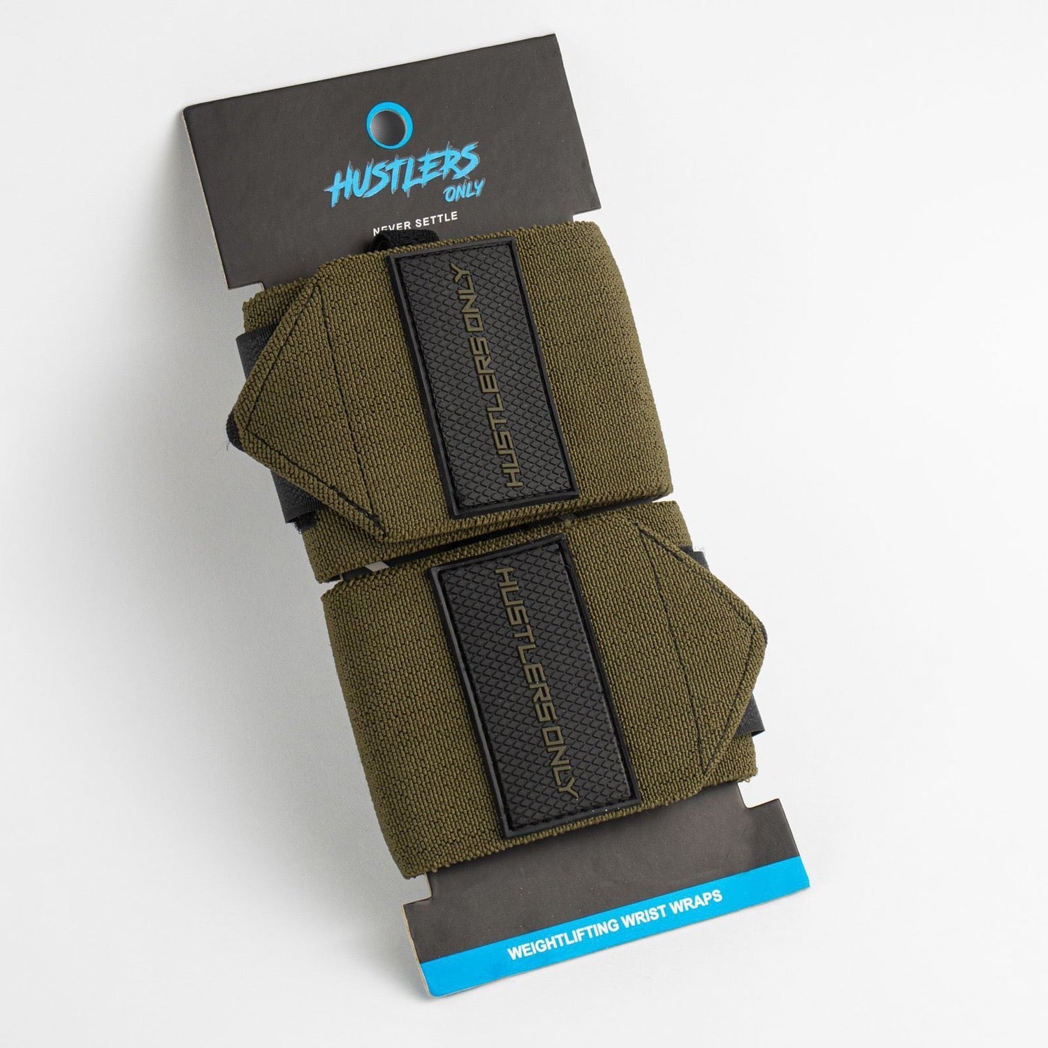 Powerlifting Wrist Wraps - Olive