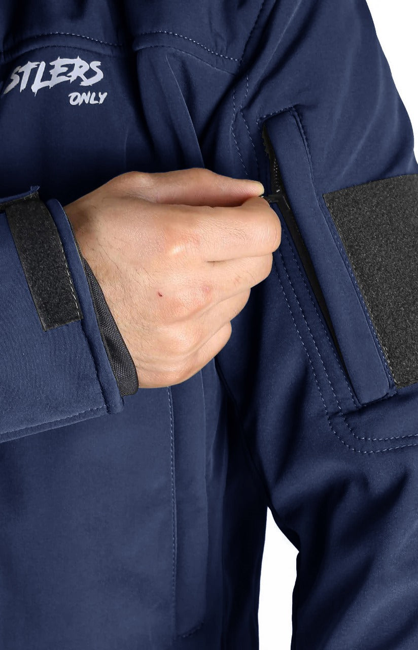 Winter Combat Jacket-Navy