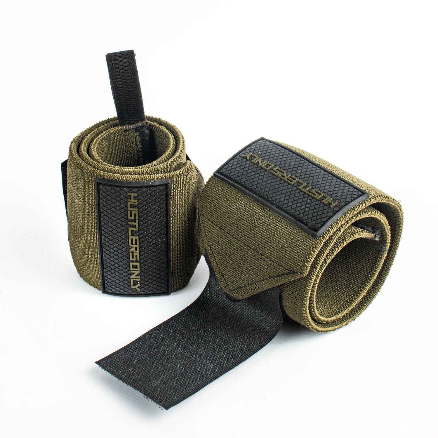 Powerlifting Wrist Wraps - Olive