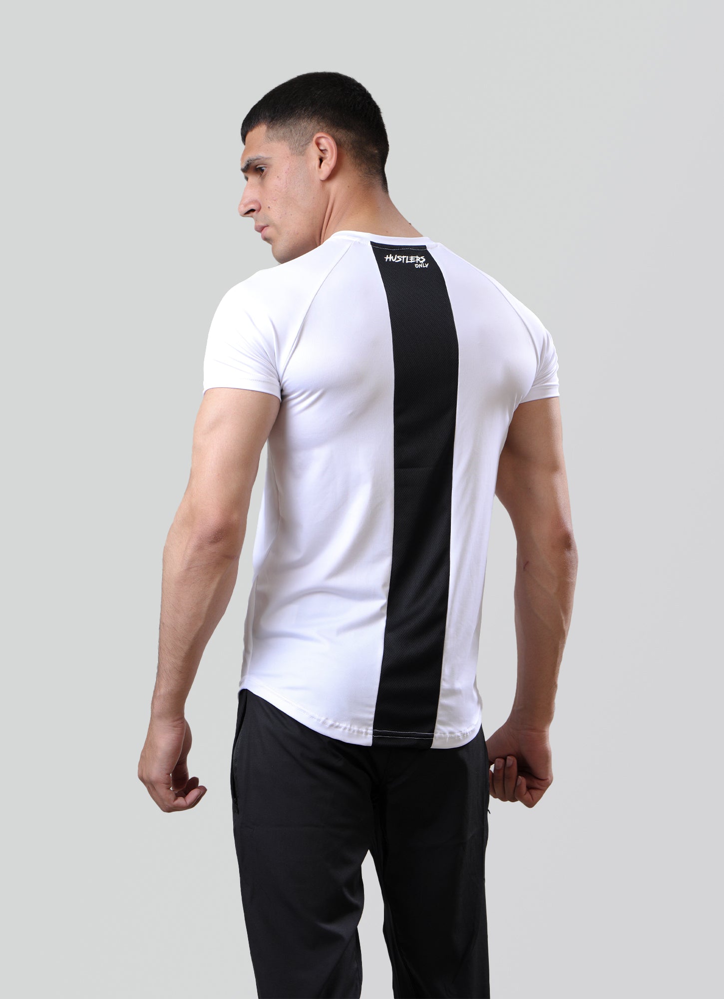 Ace Dryflex White Gym T-shirt for Mens | HustlersOnlyUK
