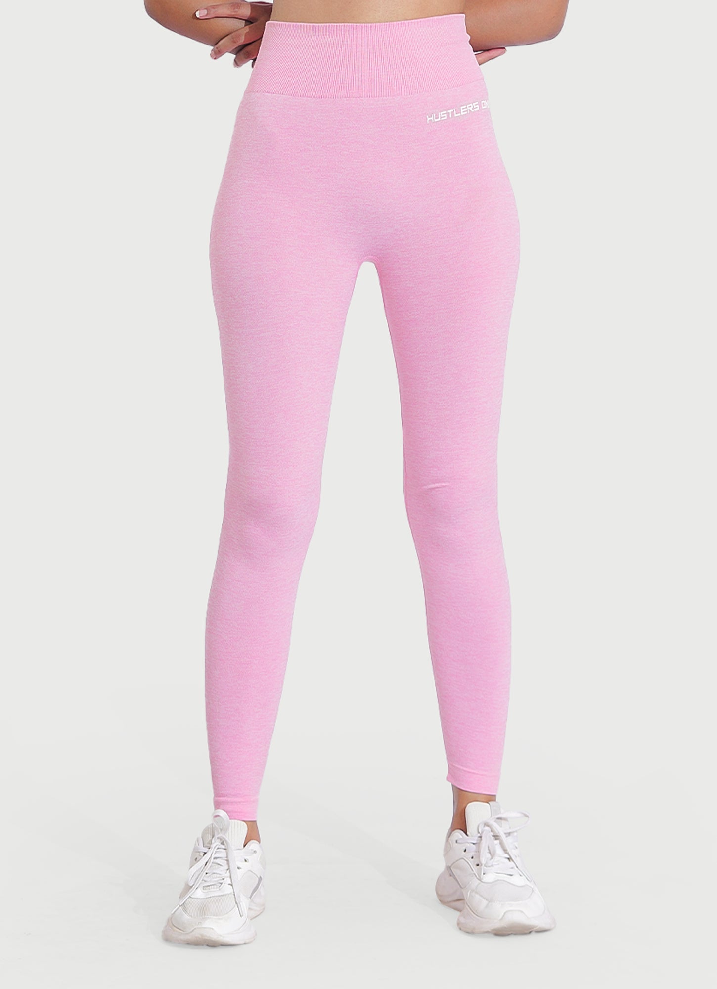 Baby Pink Activate Seamless Leggings For Women | HustlersOnlyUK