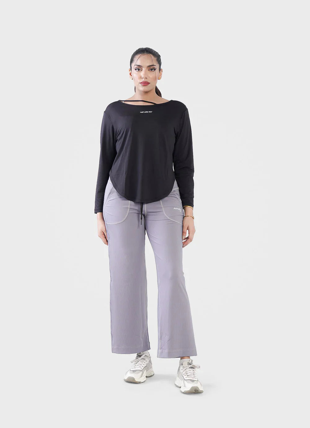 Grey Adapt Flared Leggings | HustlersOnlyUK