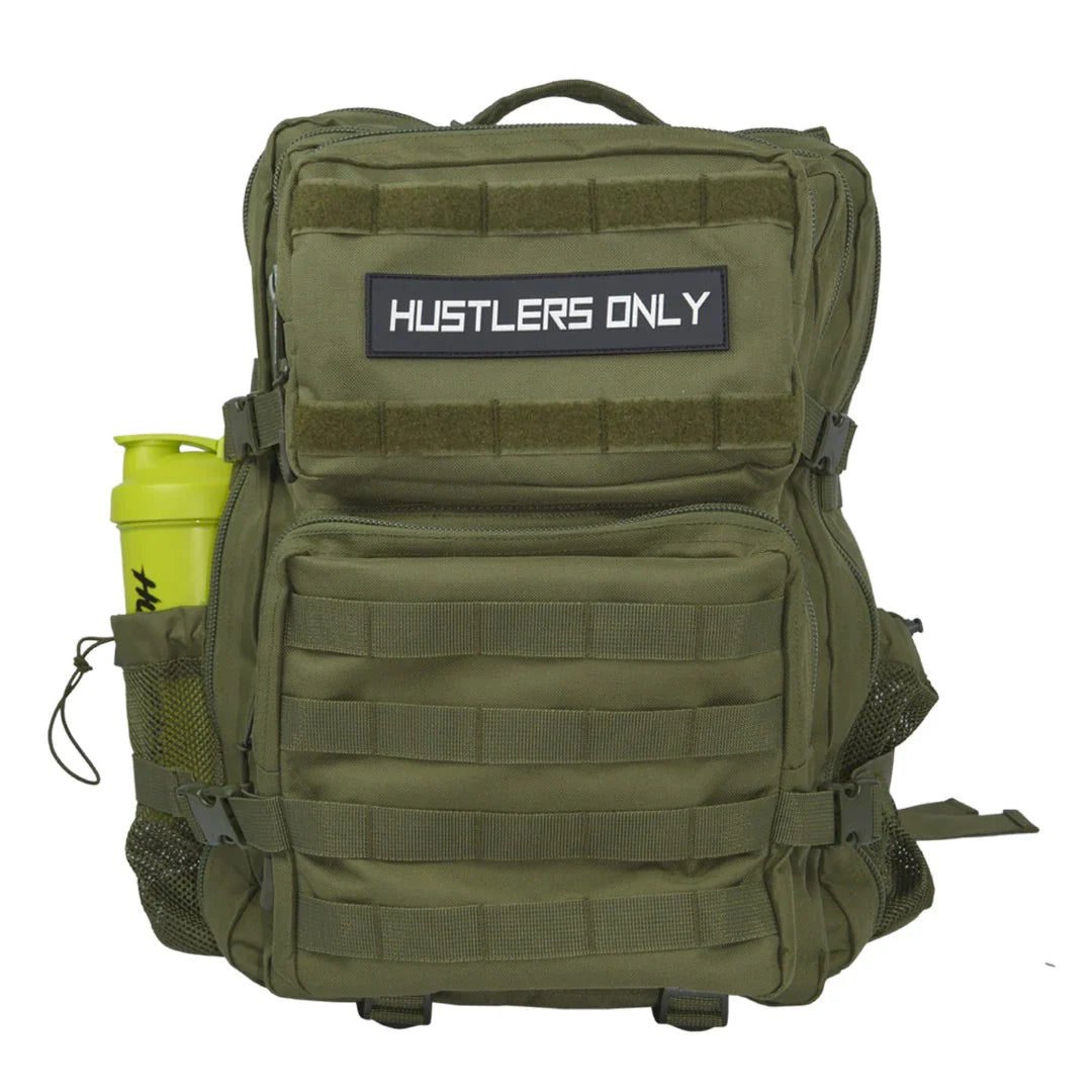 Alpha Military Green Backpack | HustlersOnlyUK