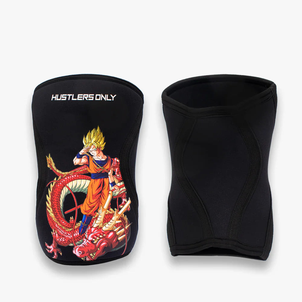 Goku Dragon Anime Knee Sleeves For Weightlifting | HustlersOnlyUK