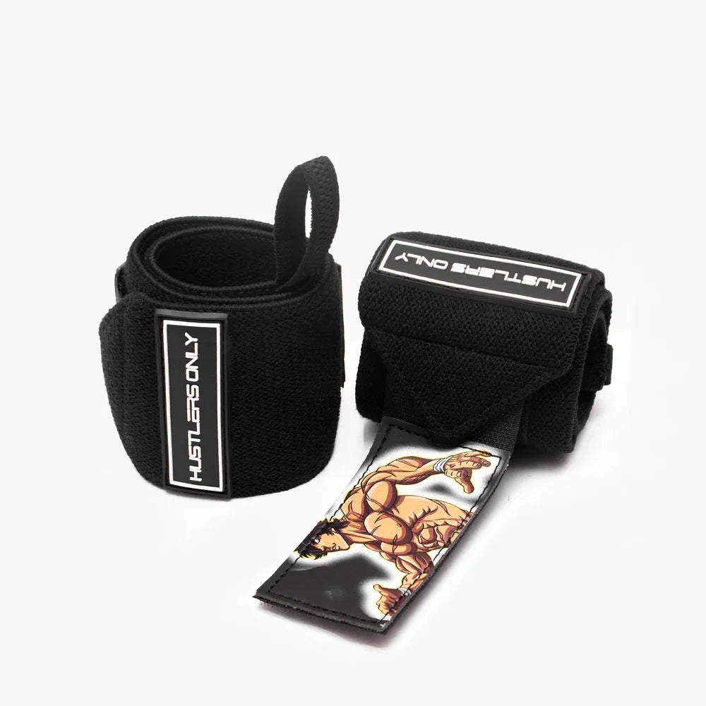 Baki Hanma Anime Wrist Wraps For Workout | HustlersOnlyUK