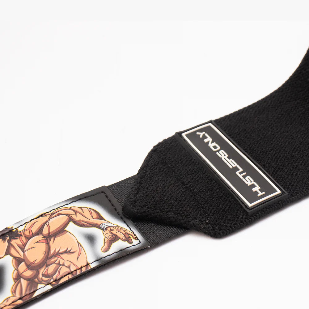 Baki Hanma Anime Wrist Wraps For Gym | HustlersOnlyUK