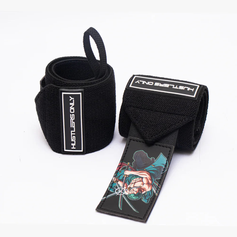 Zoro Anime Wrist Wraps For Gym | HustlersOnlyUK