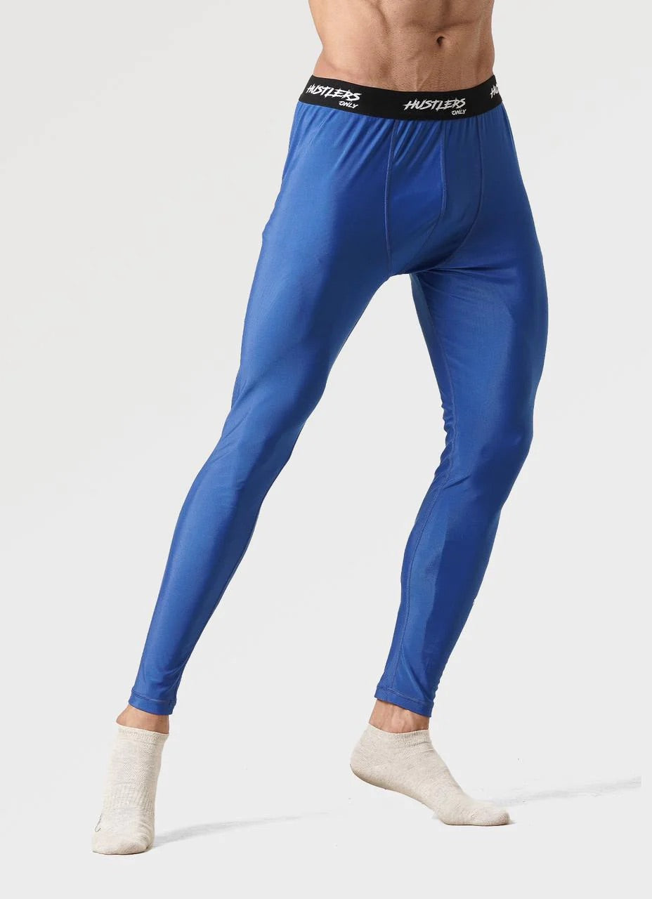Compression Blue Leggings | HustlersOnlyUK