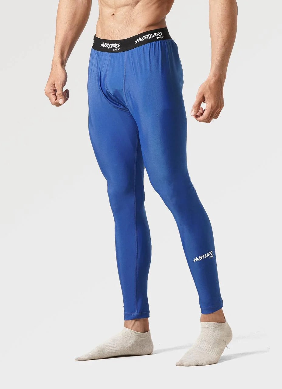 Compression Blue Leggings for Men | HustlersOnlyUK