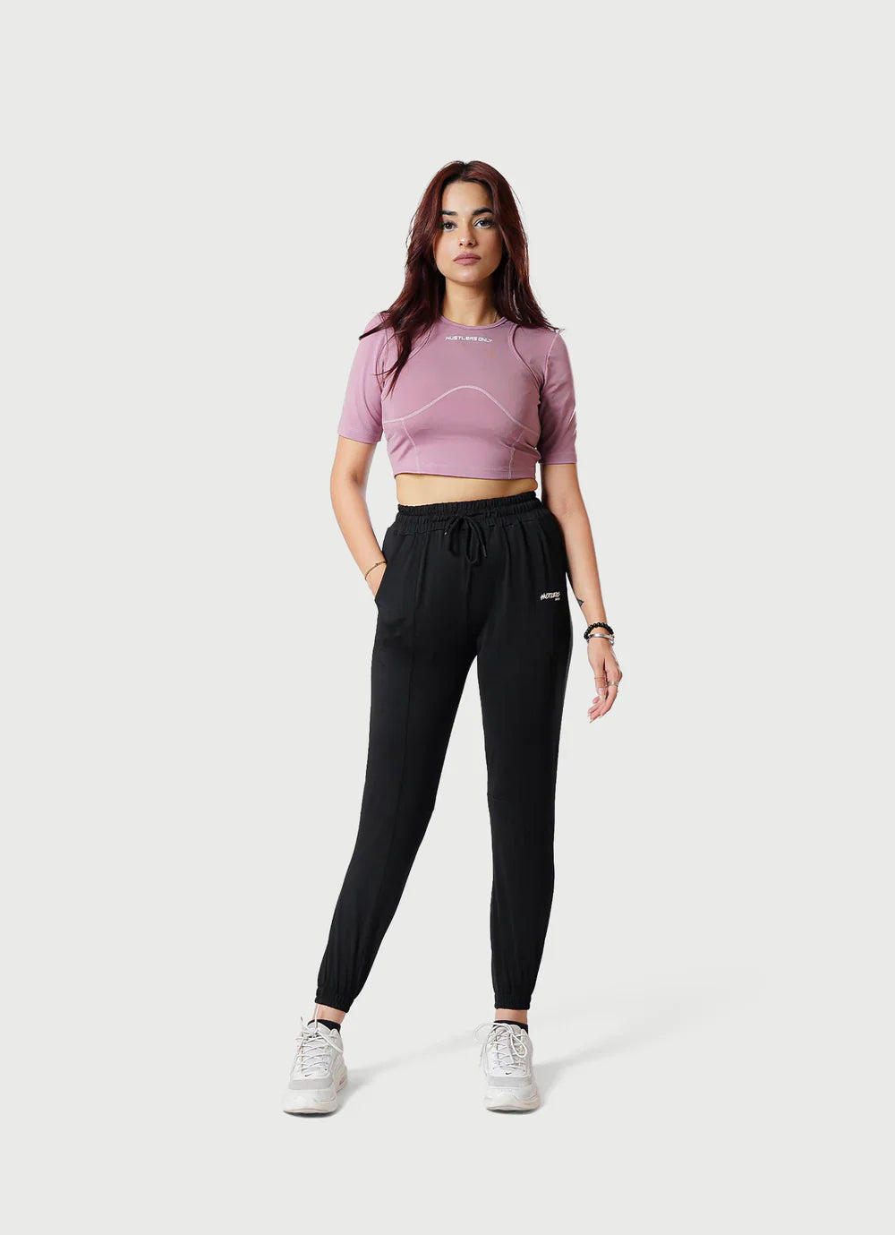 Pink Crossover Croptop For Women | HustlersOnlyUK