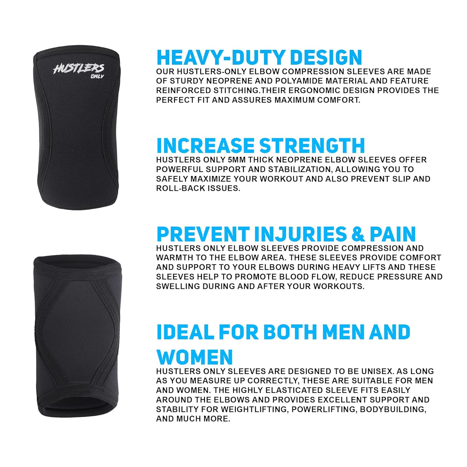 Elbow Sleeves For Gym | HustlersOnlyUK