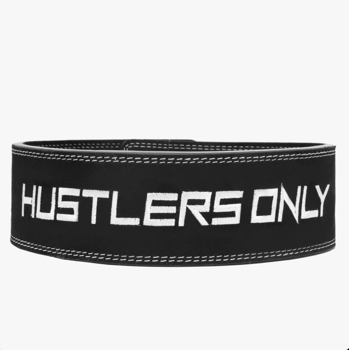 10mm Pro Suede Weightlifting Lever Belt - Black