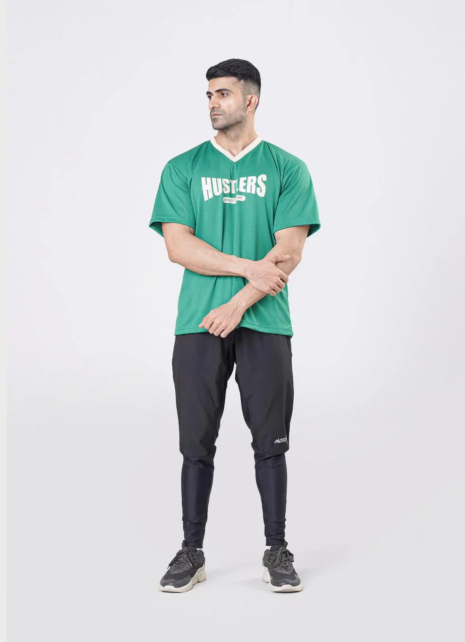 Green Basketball Tshirt for Mens | HustlersOnlyUK