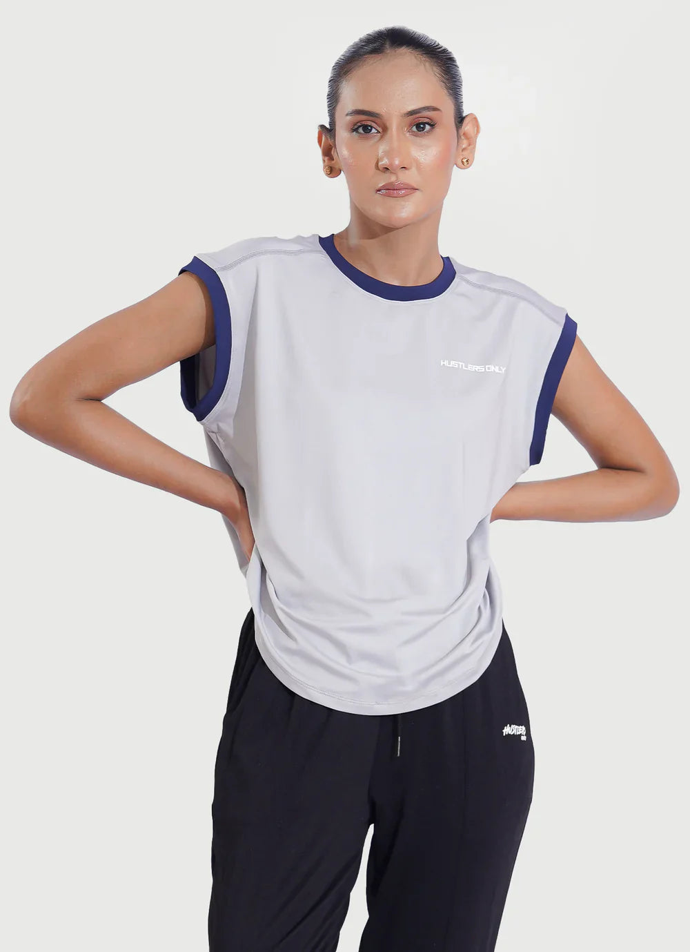Grey Minimal Tank | HustlersOnlyUK