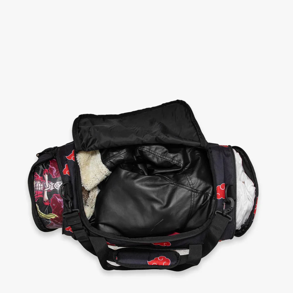 Naruto Akatsuki Duffel Bag Black | HustlersOnlyUK
