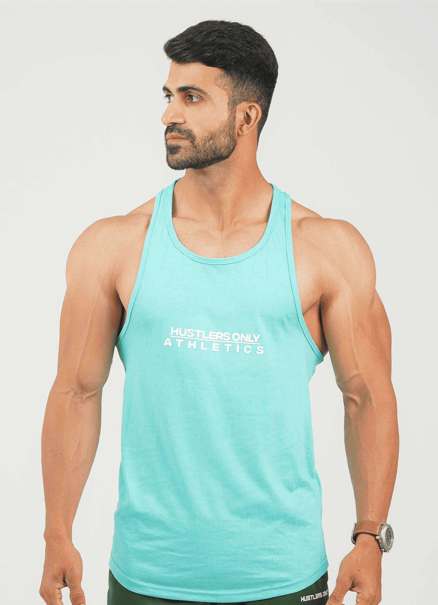 Sky Blue Performance Tank for Mens | HustlersOnlyUK