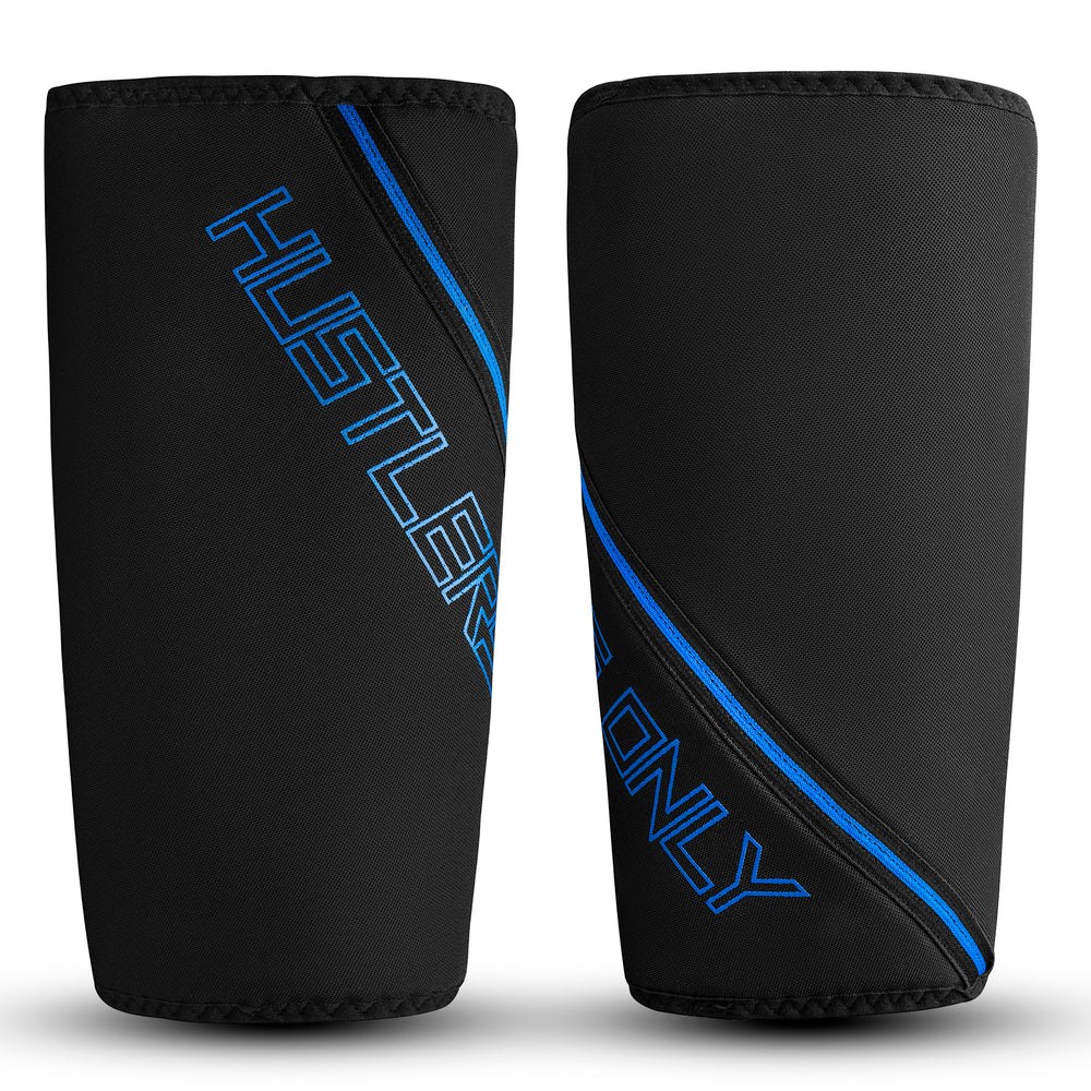 Blue Powerlifting Knee Sleeves | HustlersOnlyUK
