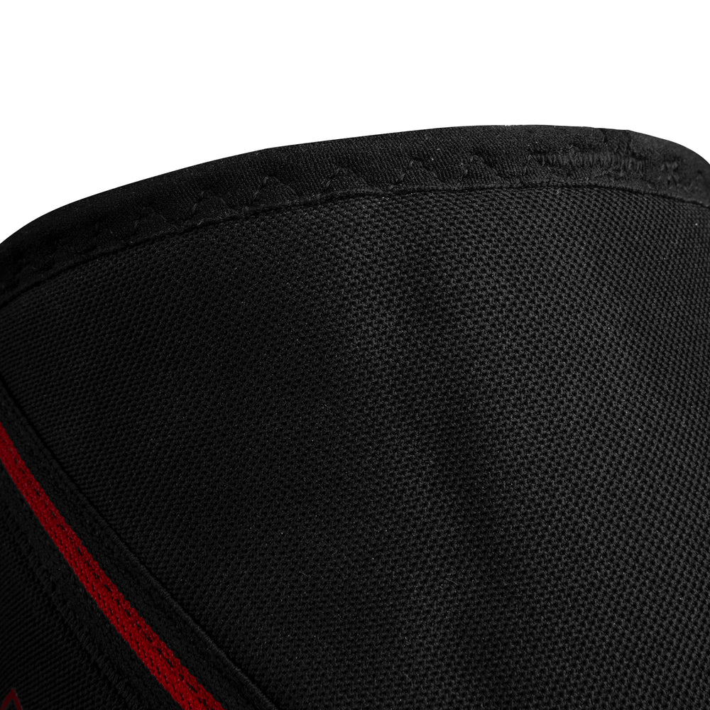 7mm Red Powerlifting Knee Sleeves | HustlersOnlyUK