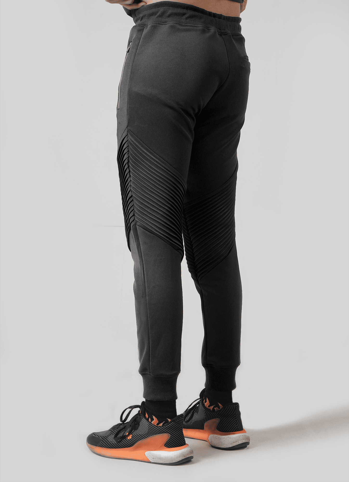 Men's Scorpion Ribbed Trousers Gray | HustlersOnlyUK
