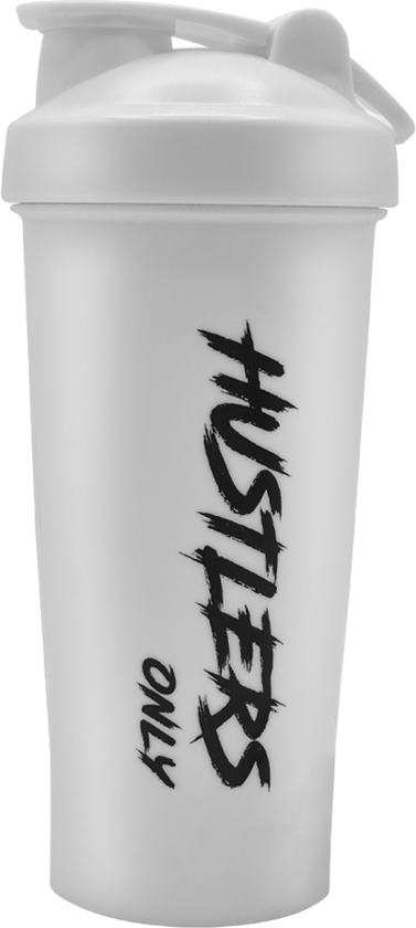 White Shaker Bottle For Workout | HustlersOnlyUK
