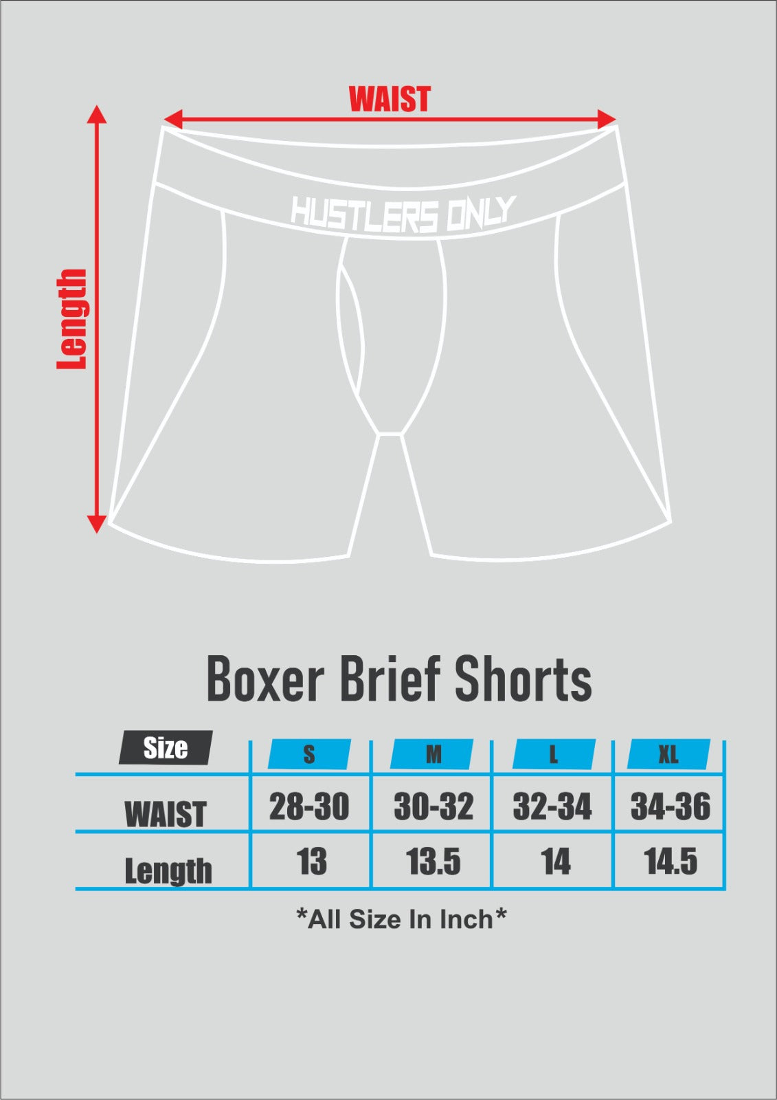 Blue Soft Boxer Briefs for Men