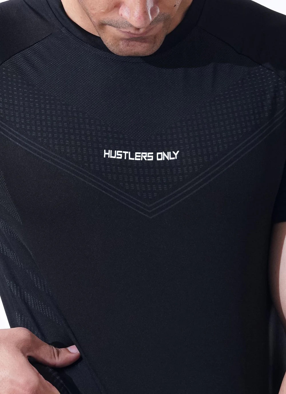 Superhero Compression Blac T-shirt For Gym | HustlersOnlyUK