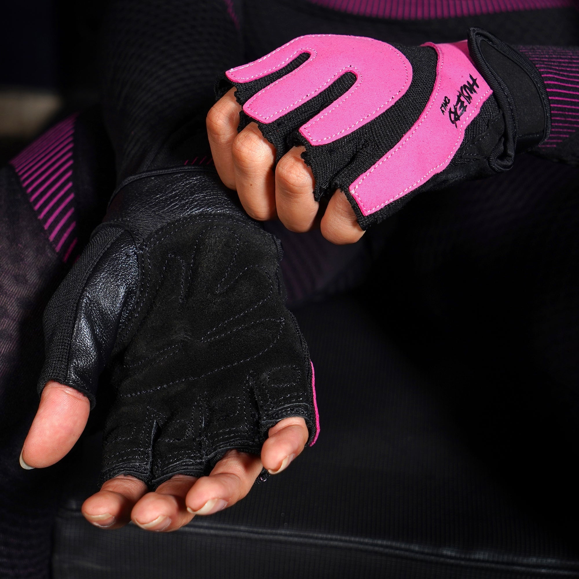 Ultra Gym Gloves Pink For Weightlifting | HustlersOnlyUK