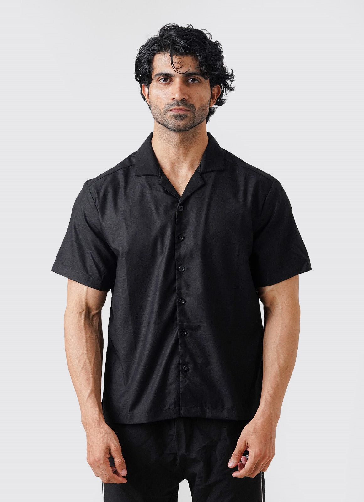 Button Down Shirt - Black