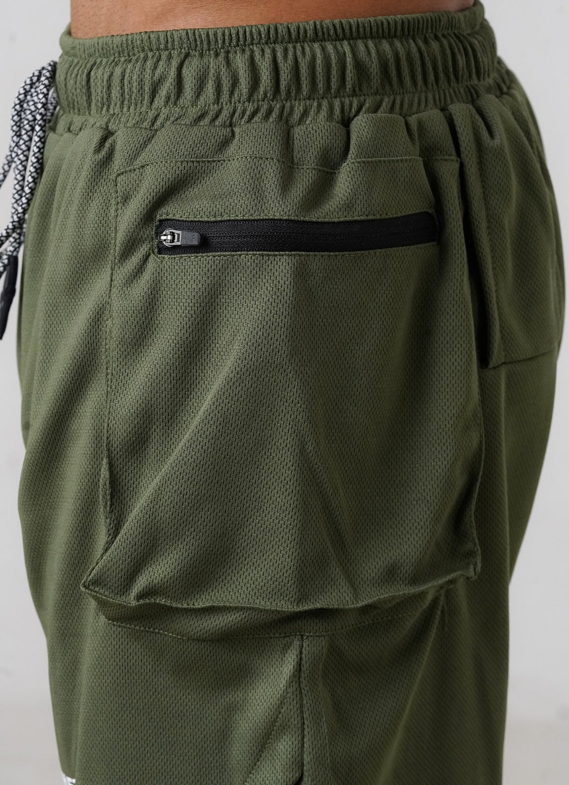 2 in 1 Cargo Shorts - Olive