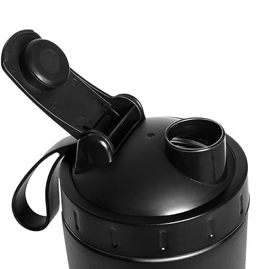 Stainless Steel Shaker Bottle - Black