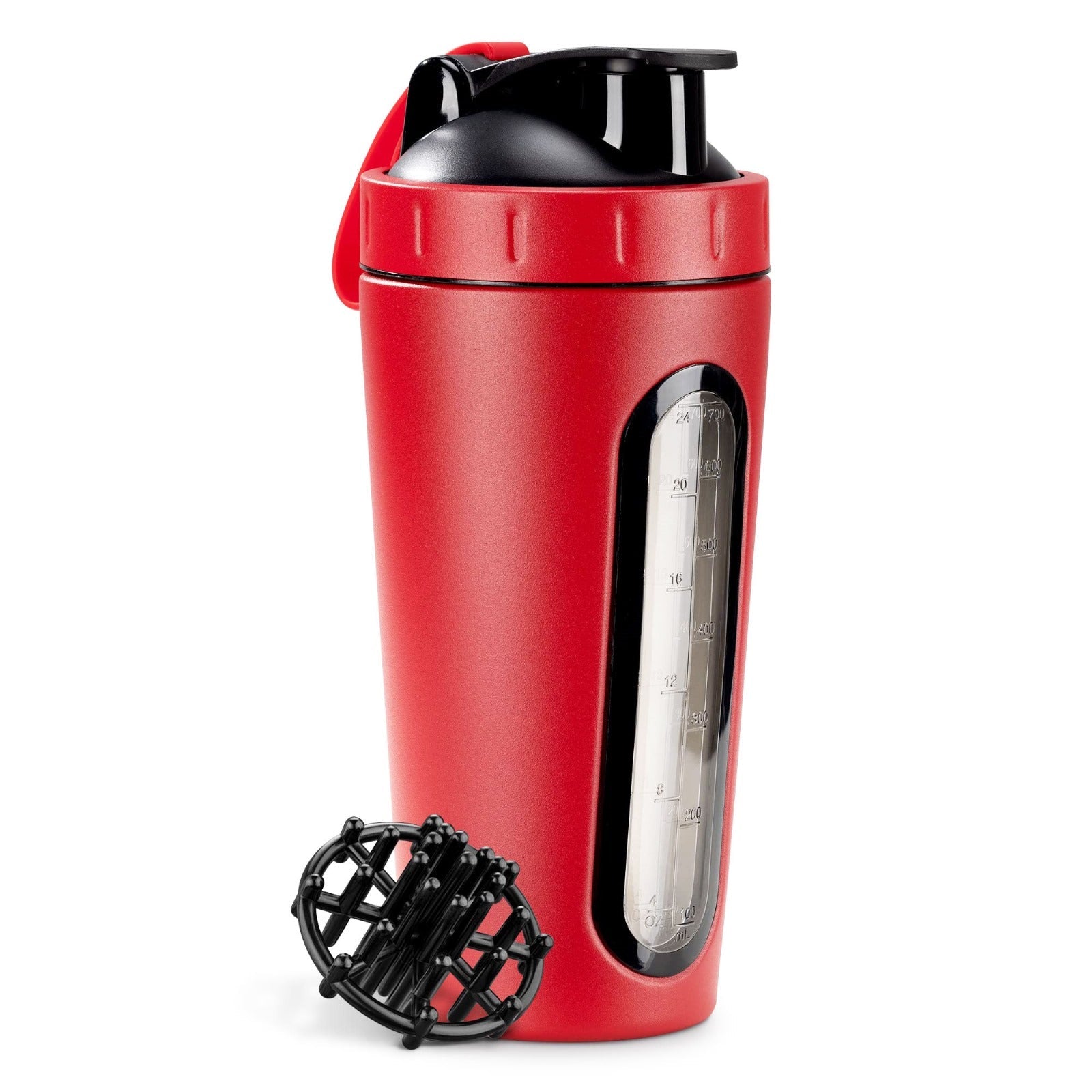 Stainless Steel Shaker Bottle - Red