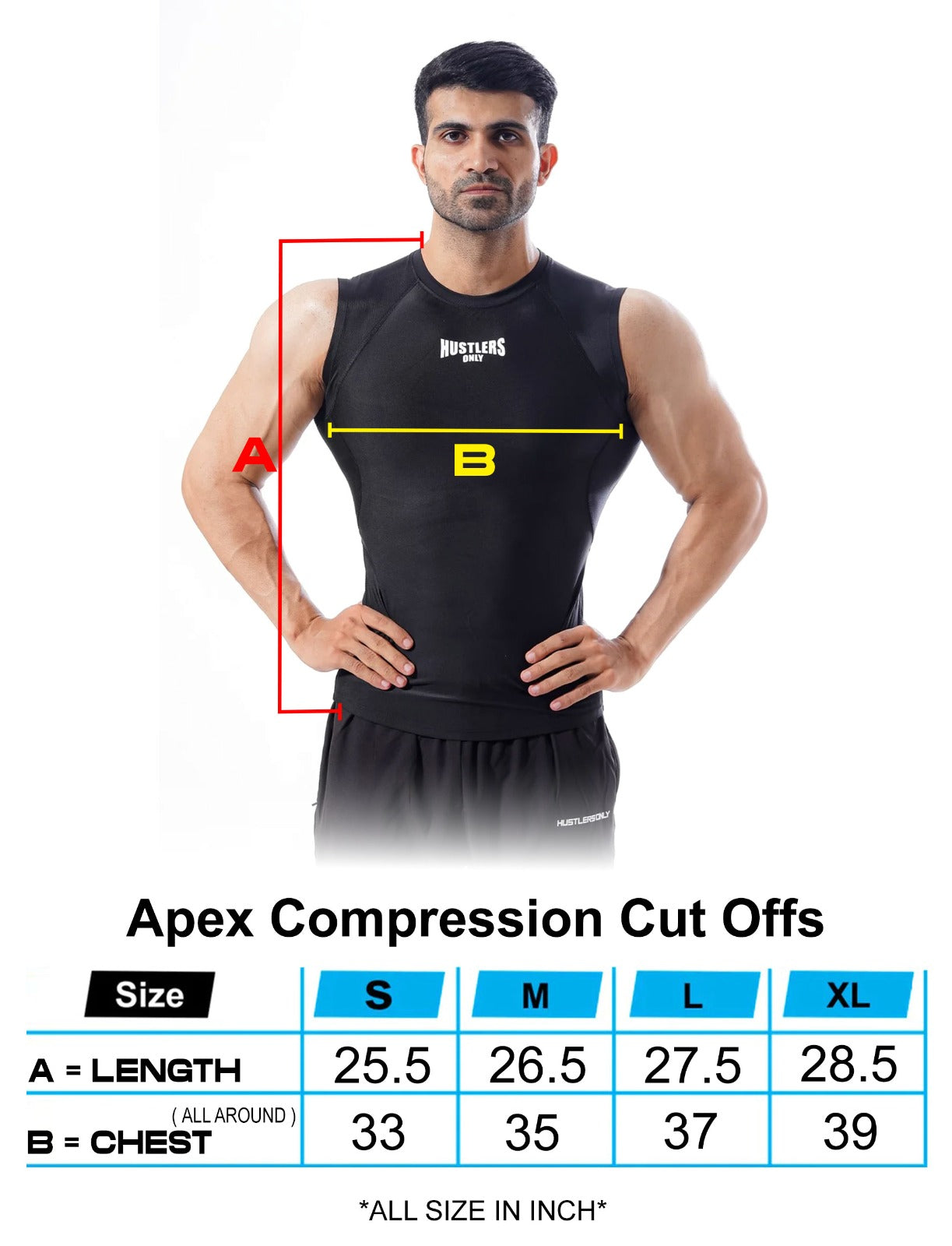 Apex Compression Cut Offs - Black