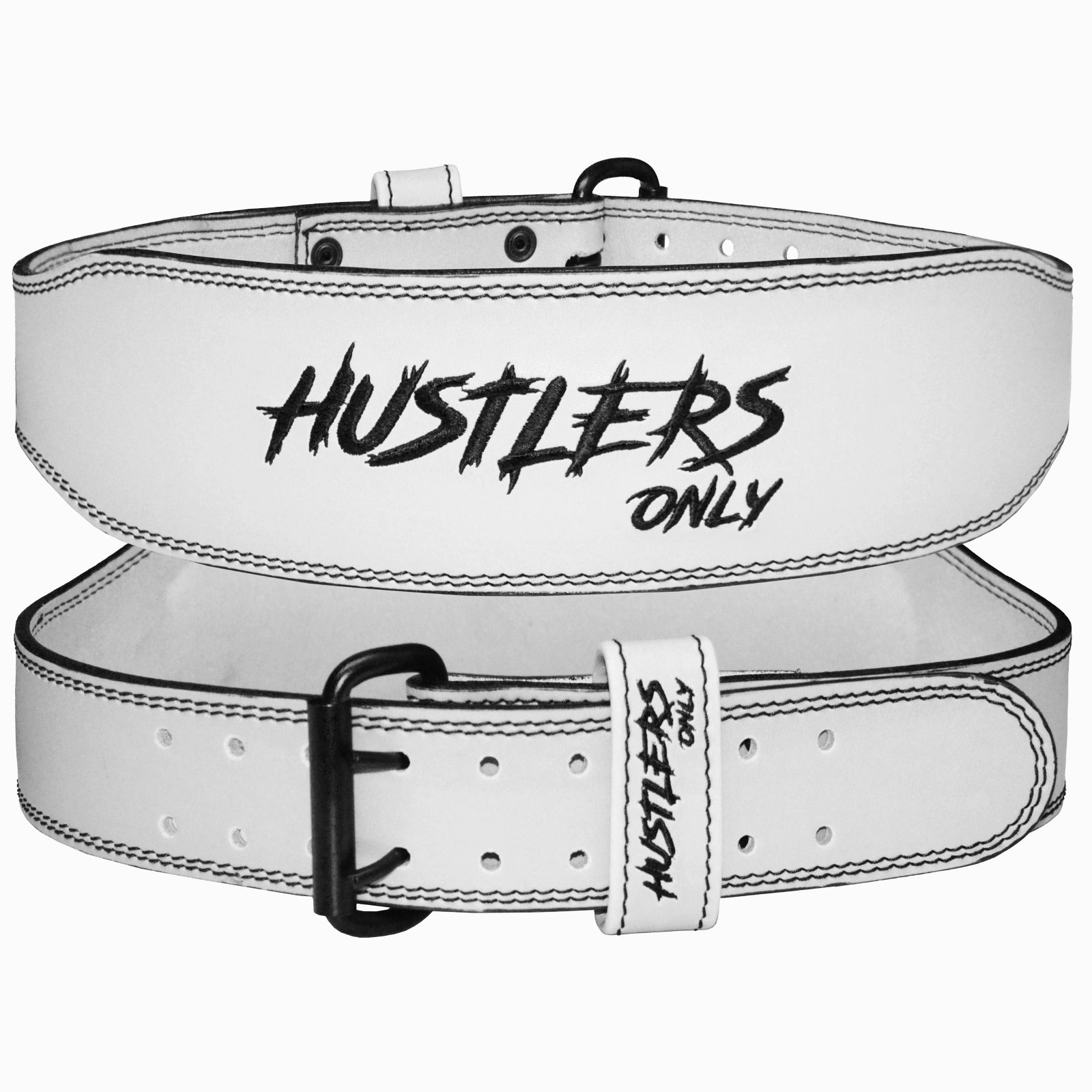 Weightlifting Prong Belt - White