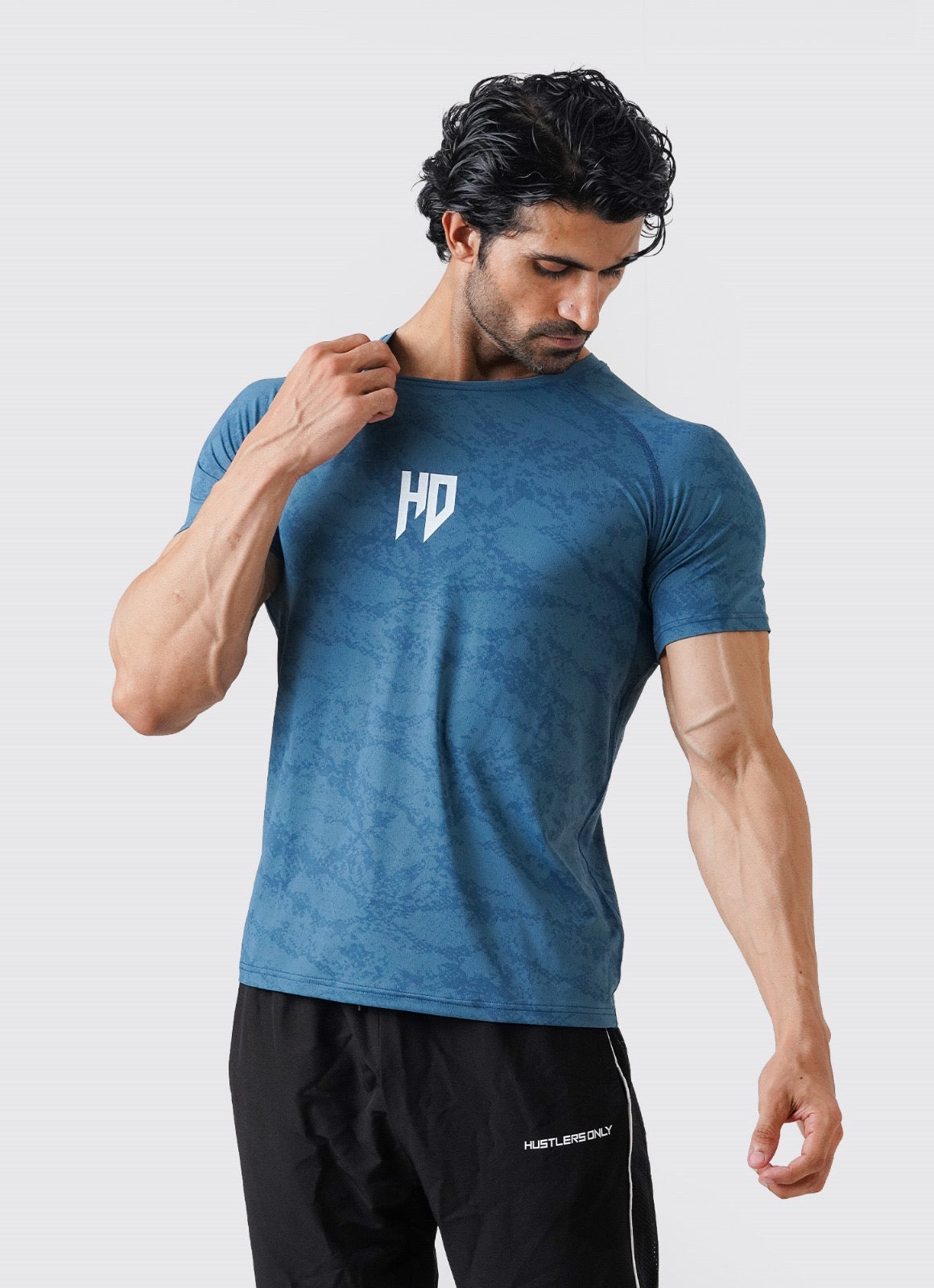Statement Muscle Tshirt - Atlantic Blue