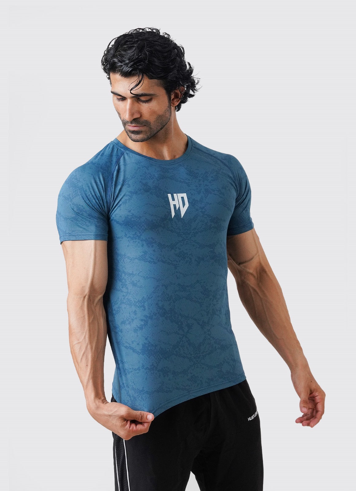 Statement Muscle Tshirt - Atlantic Blue