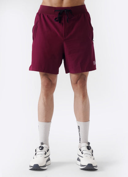 Utility Shorts - Maroon