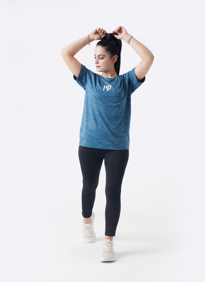 Statement Tshirt - Atlantic Blue