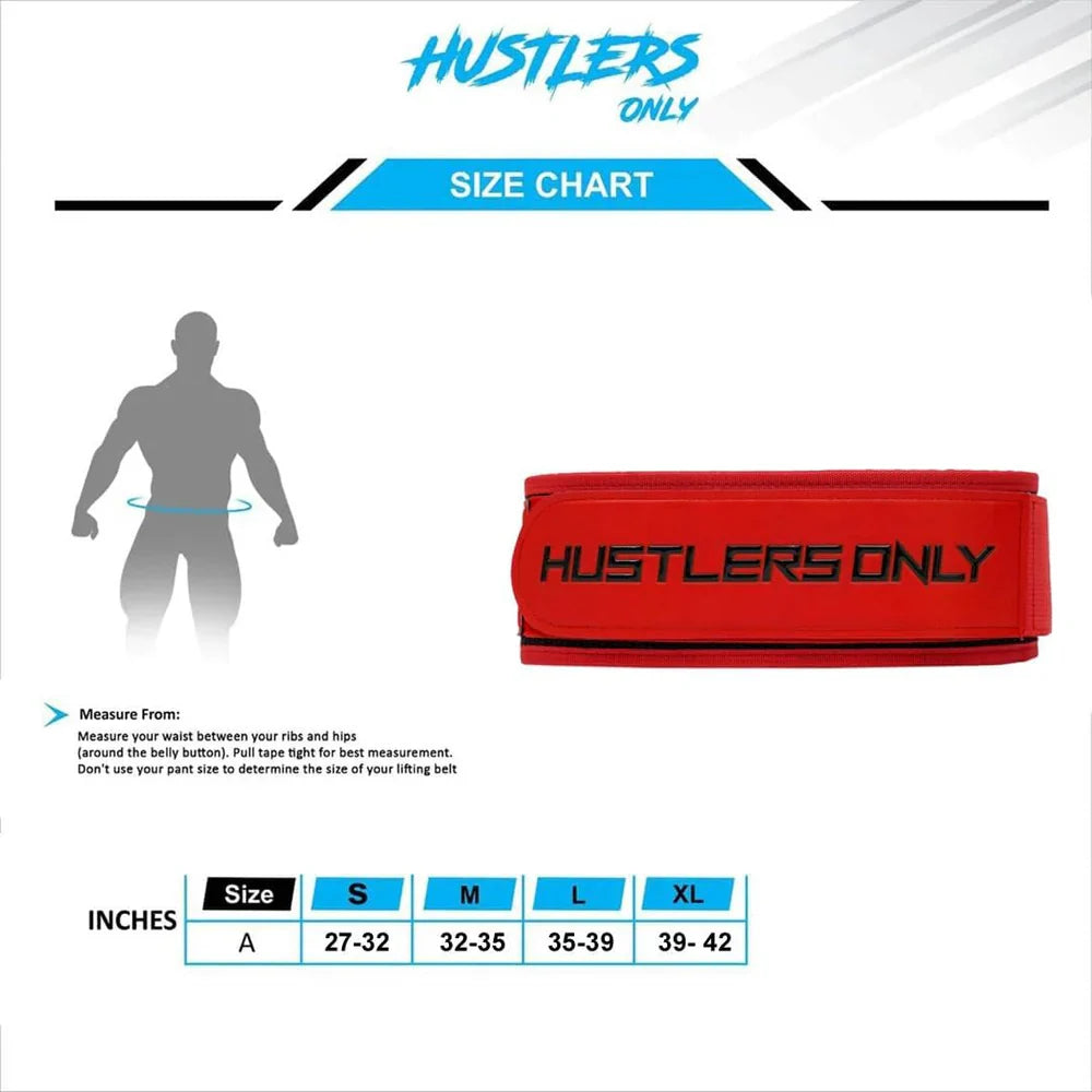 OG Self Locking Weightlifting Belt - Red