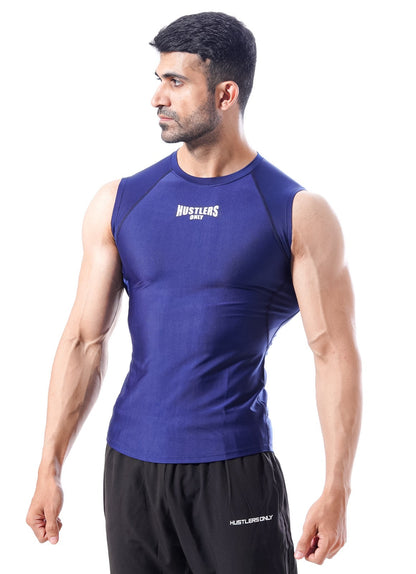 Apex Compression Cut Offs - Navy