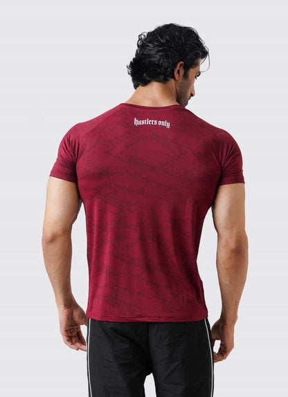 Statement Muscle Tshirt - Maroon