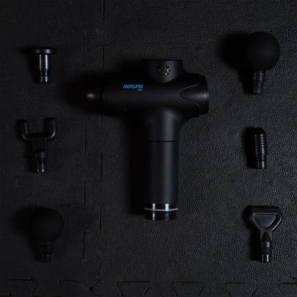 Portable 6 heads massage gun pro with long battery life | HustlersOnlyUK