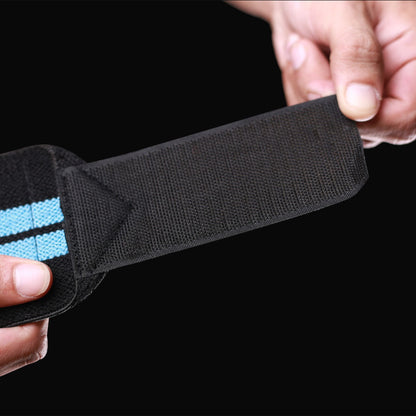 Wrist Wraps - Blue Stripes