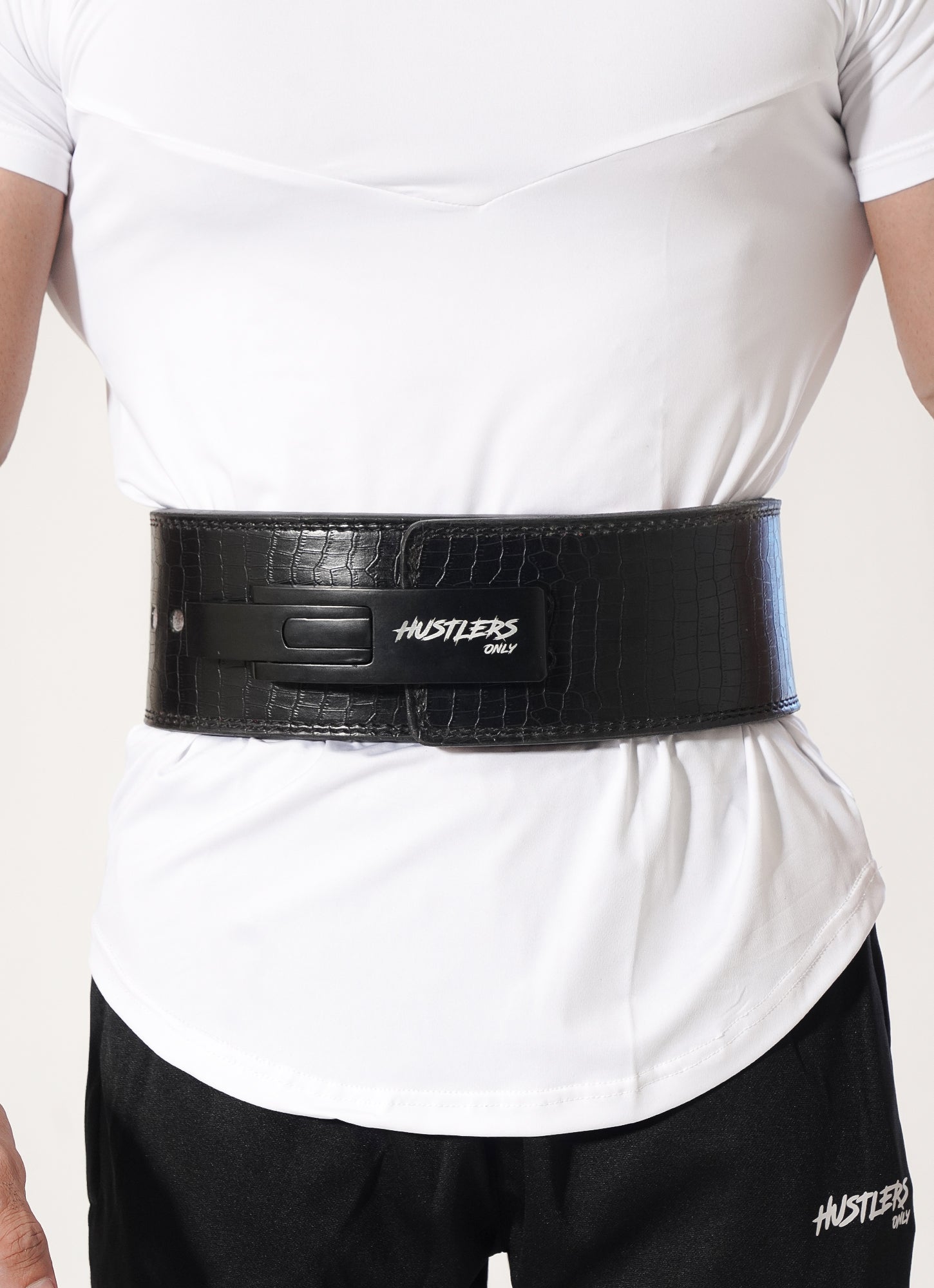 Snake Skin Weightlifting Lever Belt