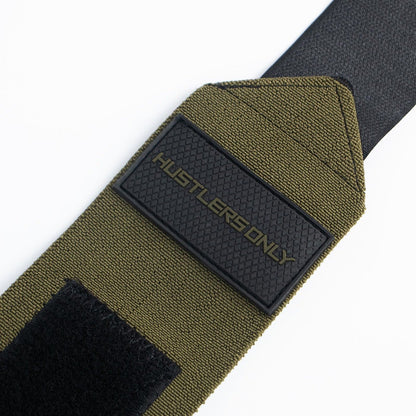 Powerlifting Wrist Wraps - Olive