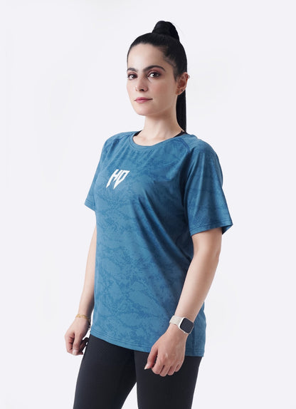 Statement Tshirt - Atlantic Blue