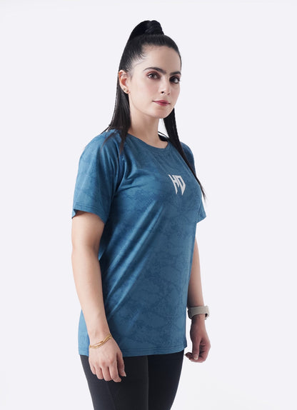 Statement Tshirt - Atlantic Blue