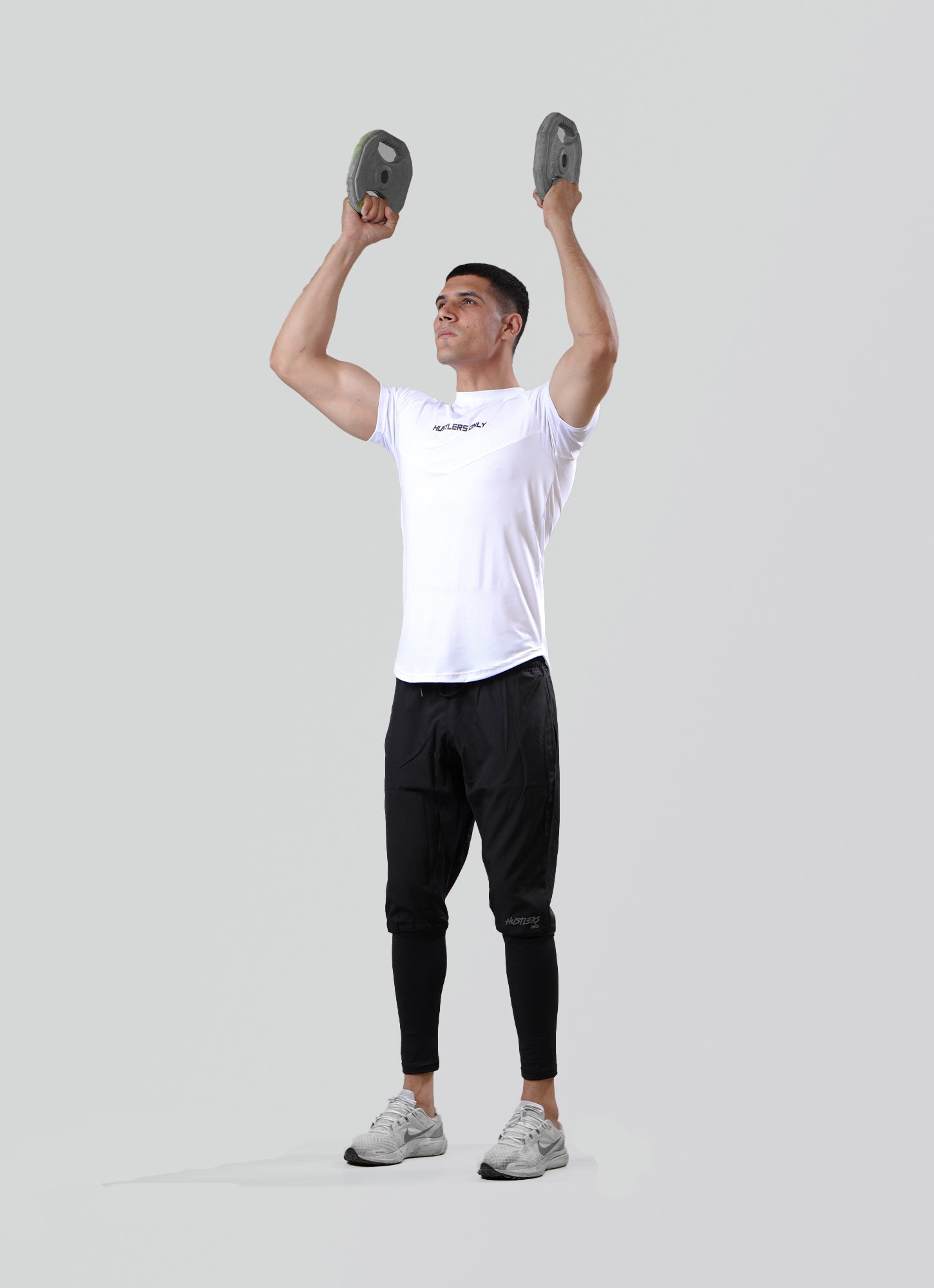 Ace Dryflex White Workout T-shirt for Mens | HustlersOnlyUK